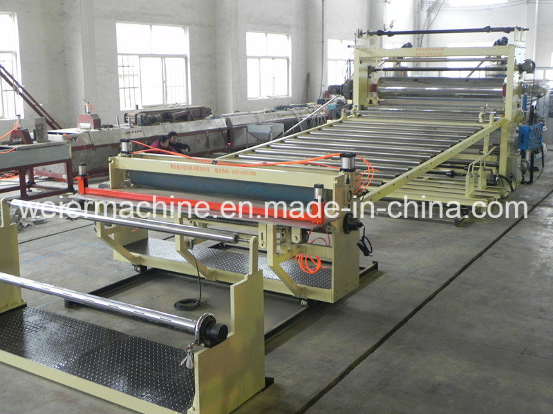 CE Certificate PVC Waterproof Roll Sheet Extrusion Line (SJSZ-80/156, SJSZ-65/132)