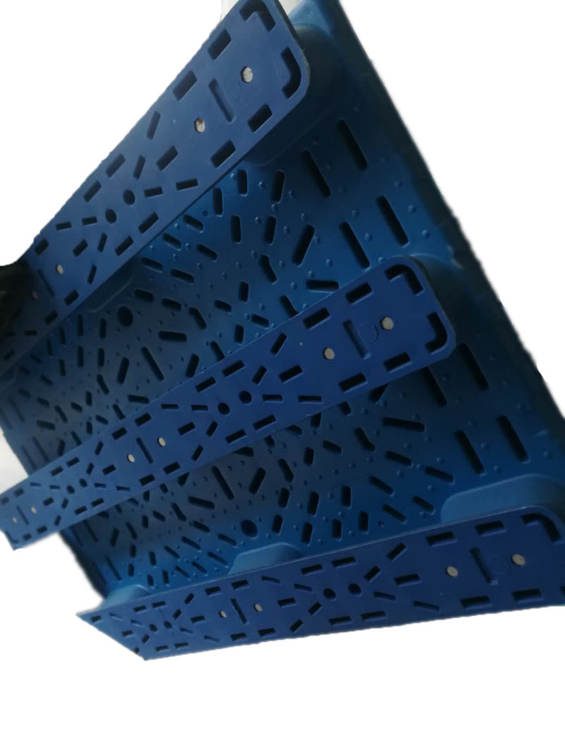 High Density Polyethylene Single Faced Plastic Pallet, EVA Hape Tray