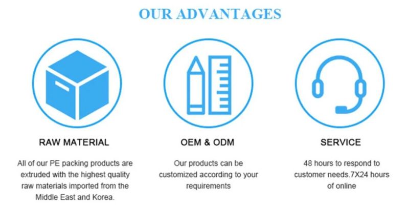 HDPE/LDPE Transparent Clear Plastic Bags on Roll, Produce Roll Bag