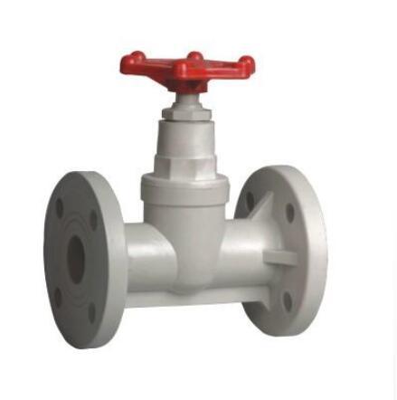 Pph Manual Plastic Flange Globe Valve