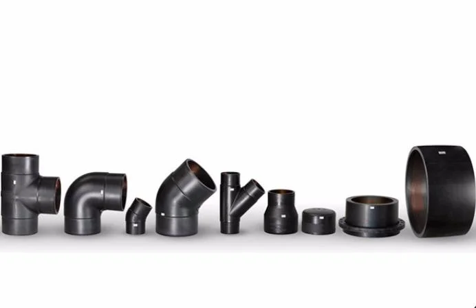 High Density Polyethylene HDPE Butt Fusion Pipe Fittings