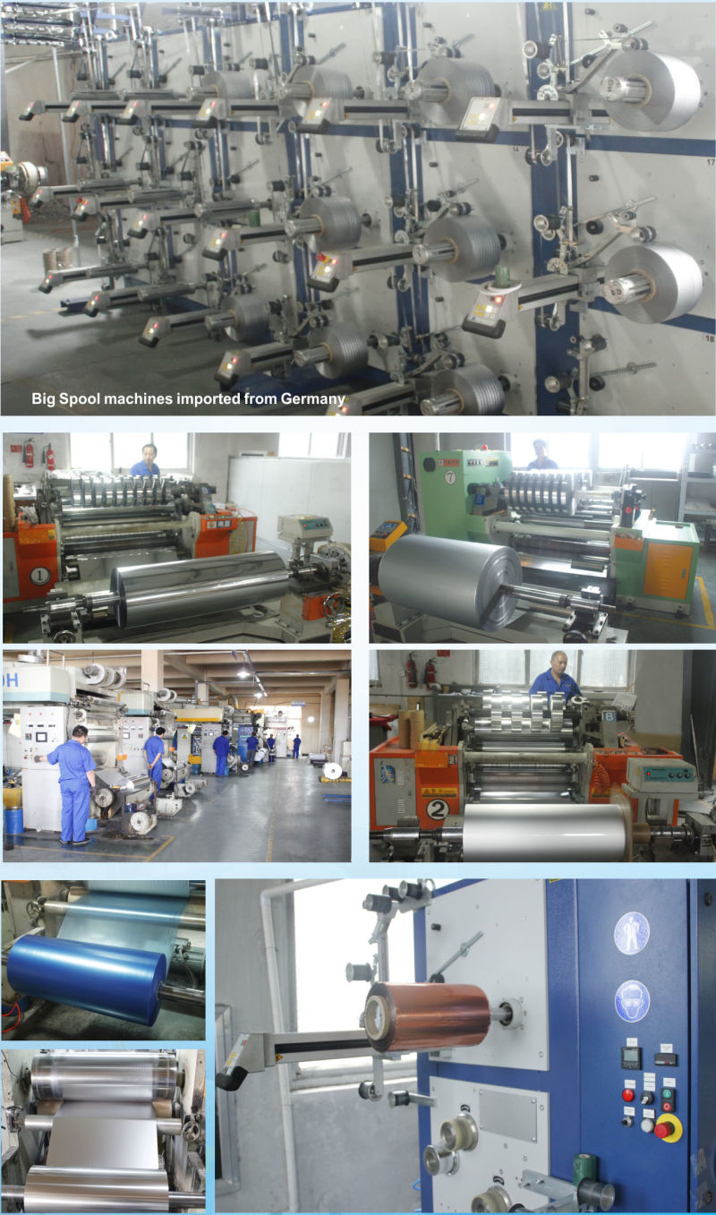 China Shielding Al Foil Al/Pet/PE Foil Tape Rolls Raw Material