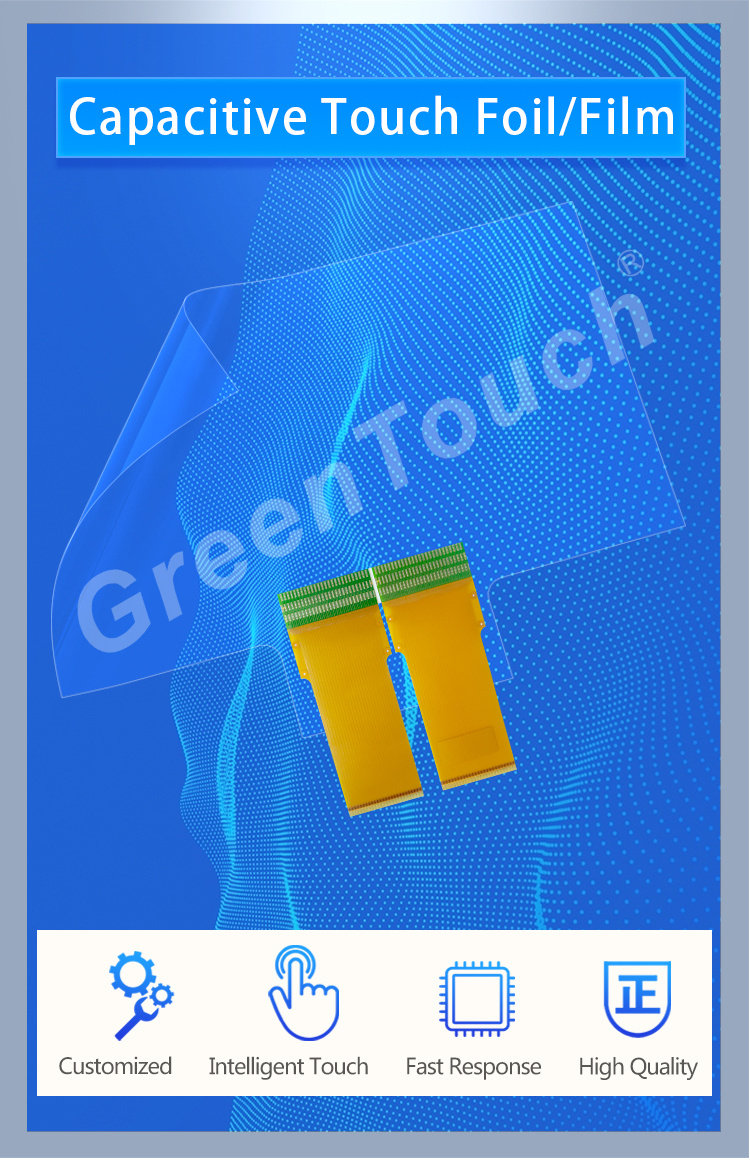 Greentouch 30 Points 65 Inch Capacitive Multitouch Foils, Touch Screen Foil USB for Smart Mirror