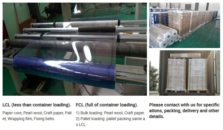 China Factory Roll Soft Normal Clear PVC Film for Mattress Packing