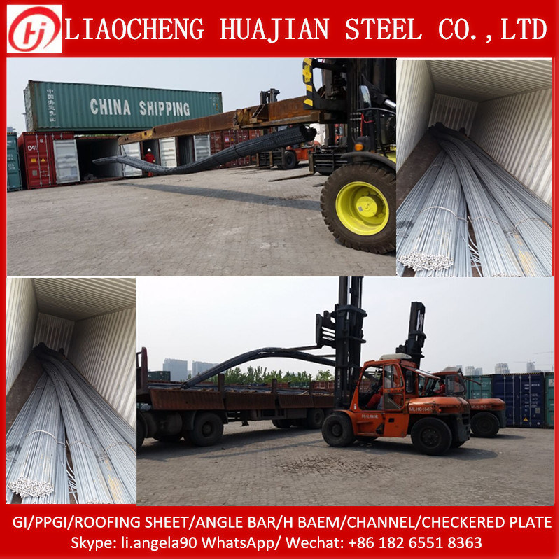 Building Material Deformed Reinforcing Steel Rebar Iron Rod Bar in Stock