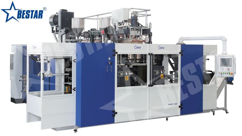 B20d-750 Bestar Automatic Plastic Molding Machine for HDPE PP