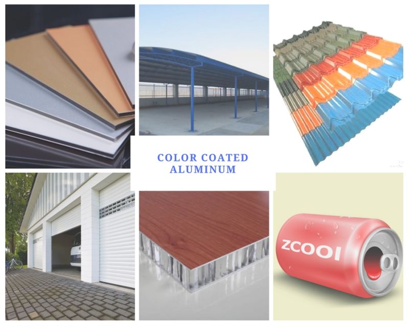 Prepainted PE or PVDF Coating Color Coated Aluminum Sheet Coil