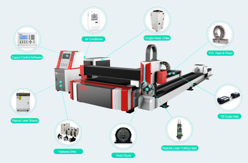 1000W 2000W 3300W Cutting Machine/Sheet Cutting/Pipe Cutting