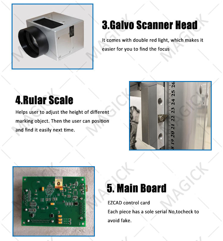 Good Quality Plastic Laser Marking Machine Fiber Laser Metal Laser Engraving Machine