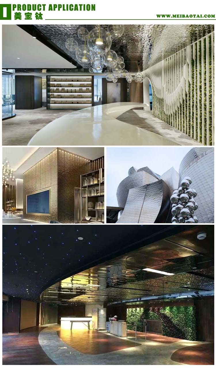 Hairline Stainless Steel Sheet for Decorative Stainless Steel Sheet Color Stainless Steel Sheet