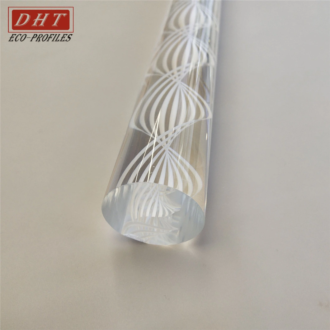 Plexiglass PMMA Rod for Stair Handrail Decoration Plastic Rod