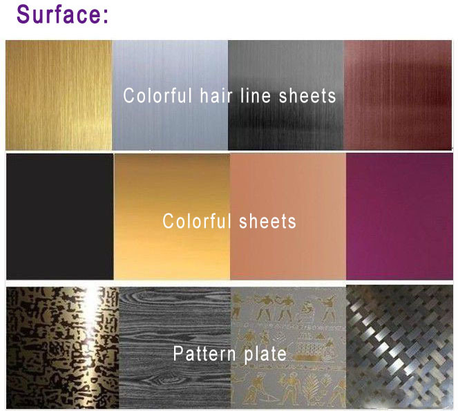 Stainless Steel Sheet for Construction Building 304, 316L
