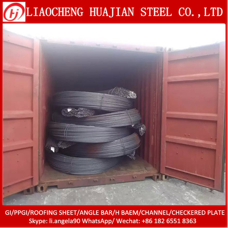 Building Material Deformed Reinforcing Steel Rebar Iron Rod Bar in Stock