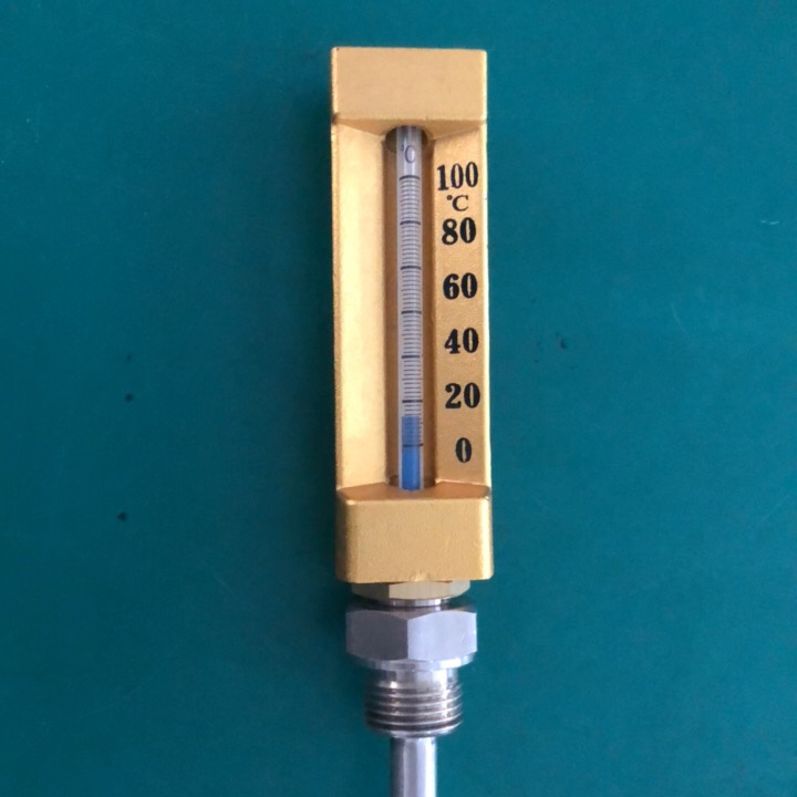 Right Angle Navy Vessel Marine Glass Thermometer