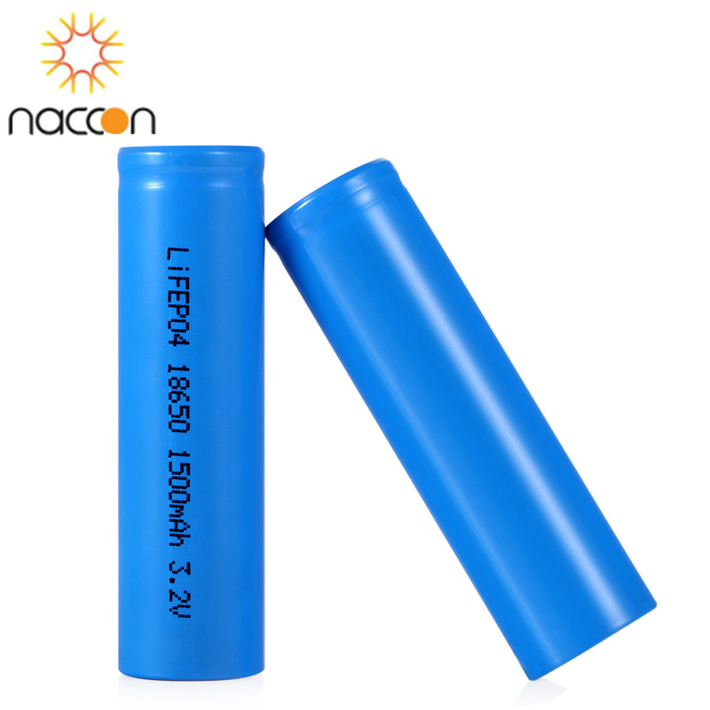 Manufacturer OEM 18650 1500mAh 3.2V Rechargeable LiFePO4 Battery Lithium Battery High Energy Lithium Ion Battery