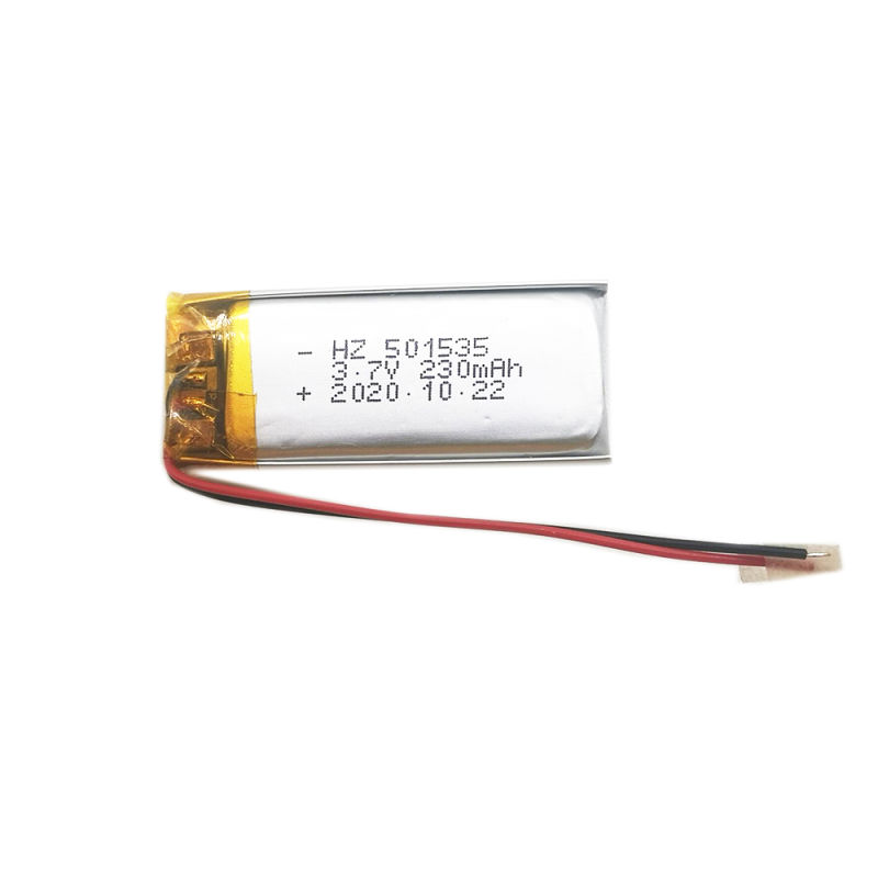 Wholesales Rechargeable Lithium Battery 501535 3.7V 230mAh Li Ion Polymer Battery