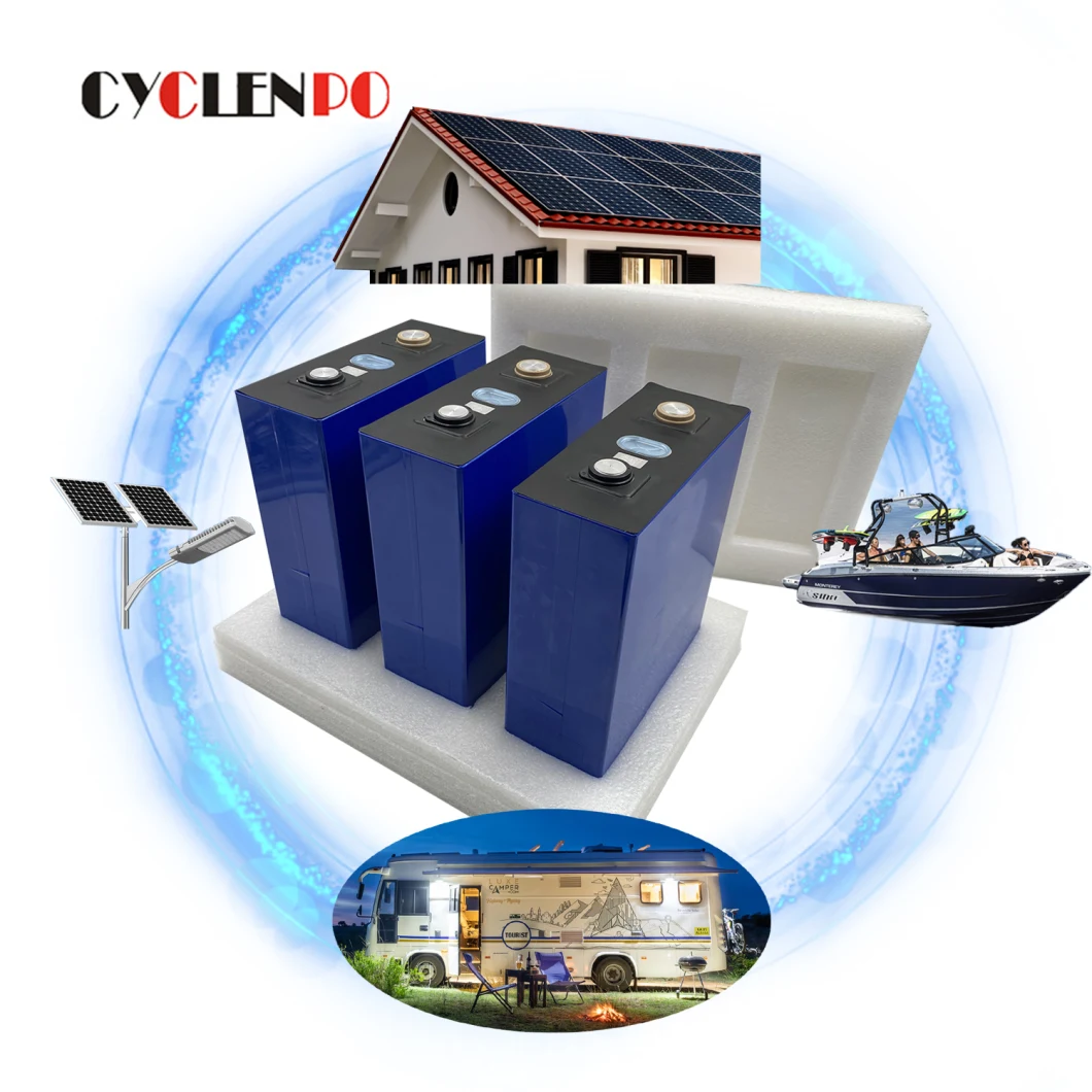 Factory Supply 4 Pieces LiFePO4 3.2V 280ah Lithium Ion Batteries for Caravan/Boat/Golf Cart