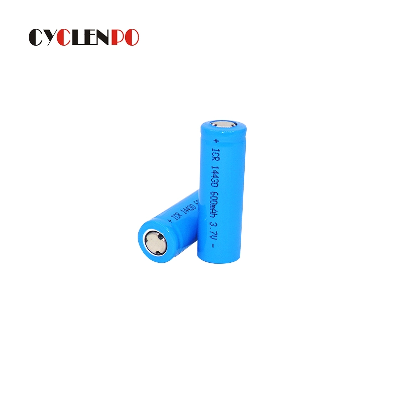 High Quality Icr 14430 3.7V Nominal Capacity High Quality Li-ion Battery 3.7V 600mAh