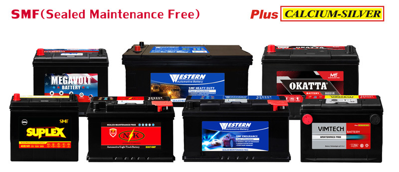 75D23r Mf Auto Battery Maintenance Free Car Battery 12V65ah