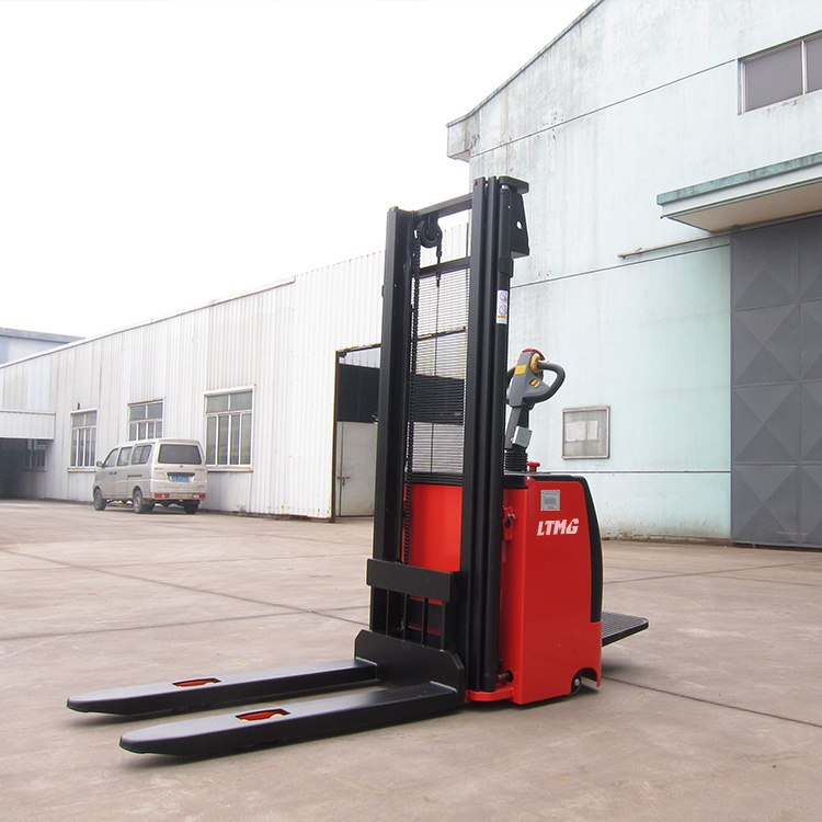 Ltmg 1.5 Ton 2 Ton New Battery Pallet Stacker with Wide Legs