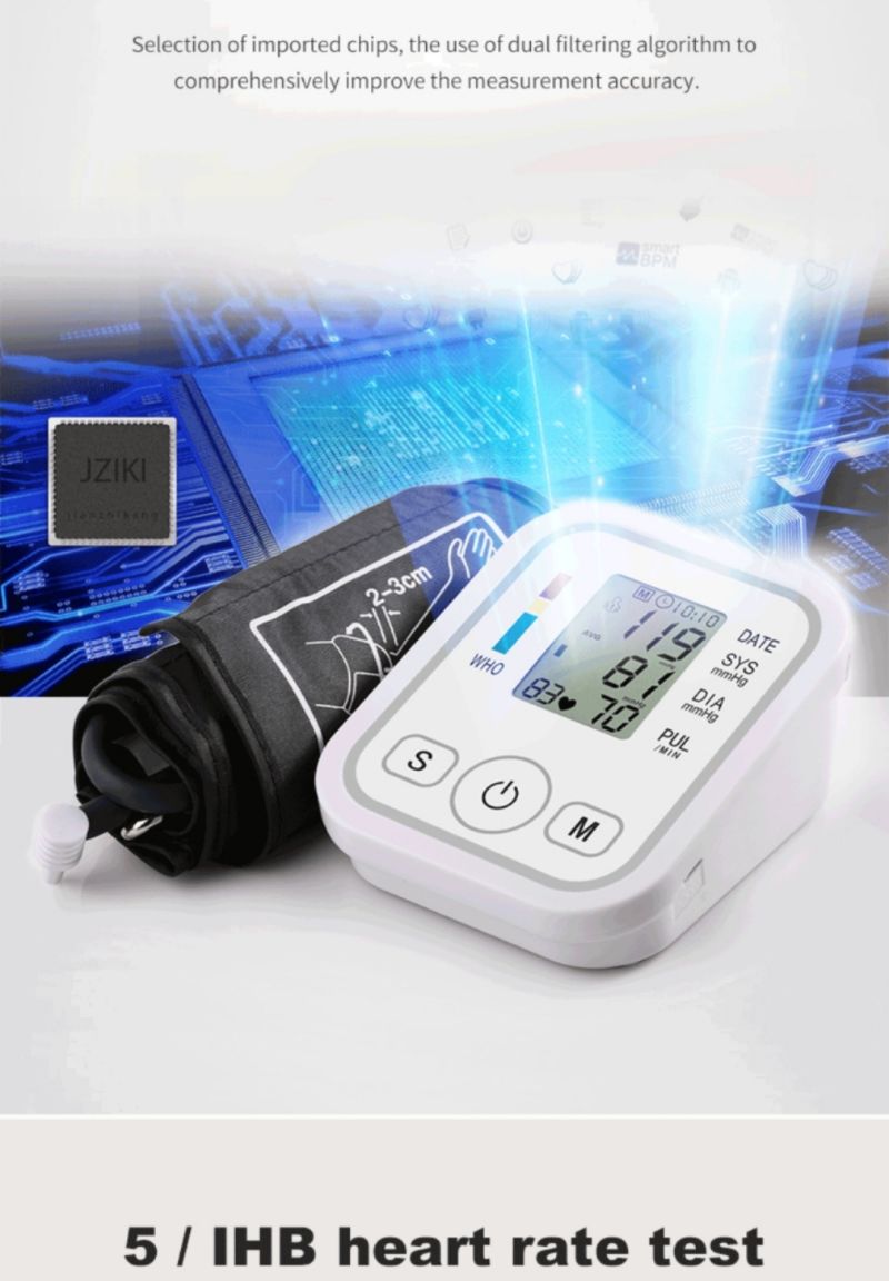 Fully Arm Style Home Care Electronic Bp Monitor Blood Pressure Monitor