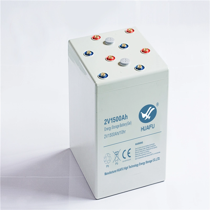 Wide Environment Temperature 2V 1500ah VRLA AGM Gel Battery