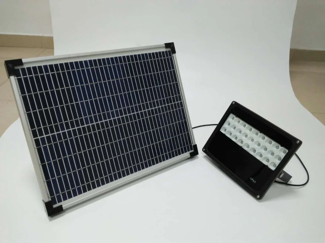 Powerful Li-ion Batteries Install 10W LED Solar Flood Light