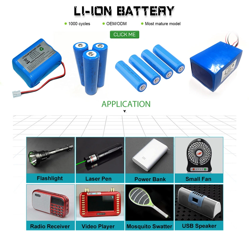 Rechargeable Battery Li-ion 18650 2200mAh 3.7V Cheap Lithium Ion Battery Cell