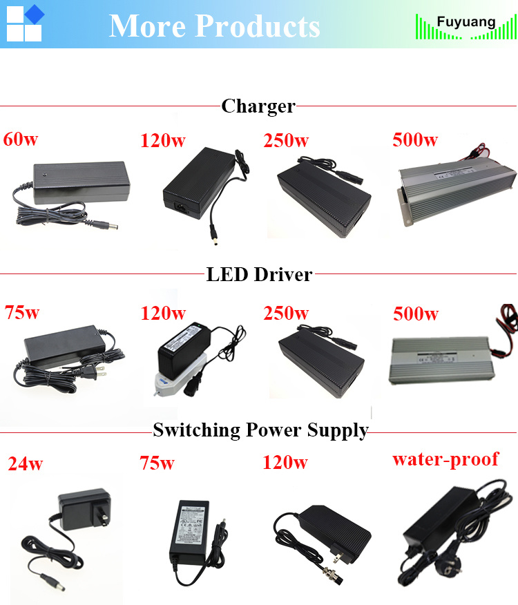 29.4V 6A Li-ion Battery Charger for Car Battery