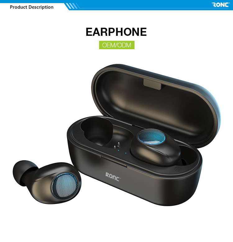 Tws True Earbuds Bluetooths Headset 5.0 Stereo Tws Headphones Mini Earphone