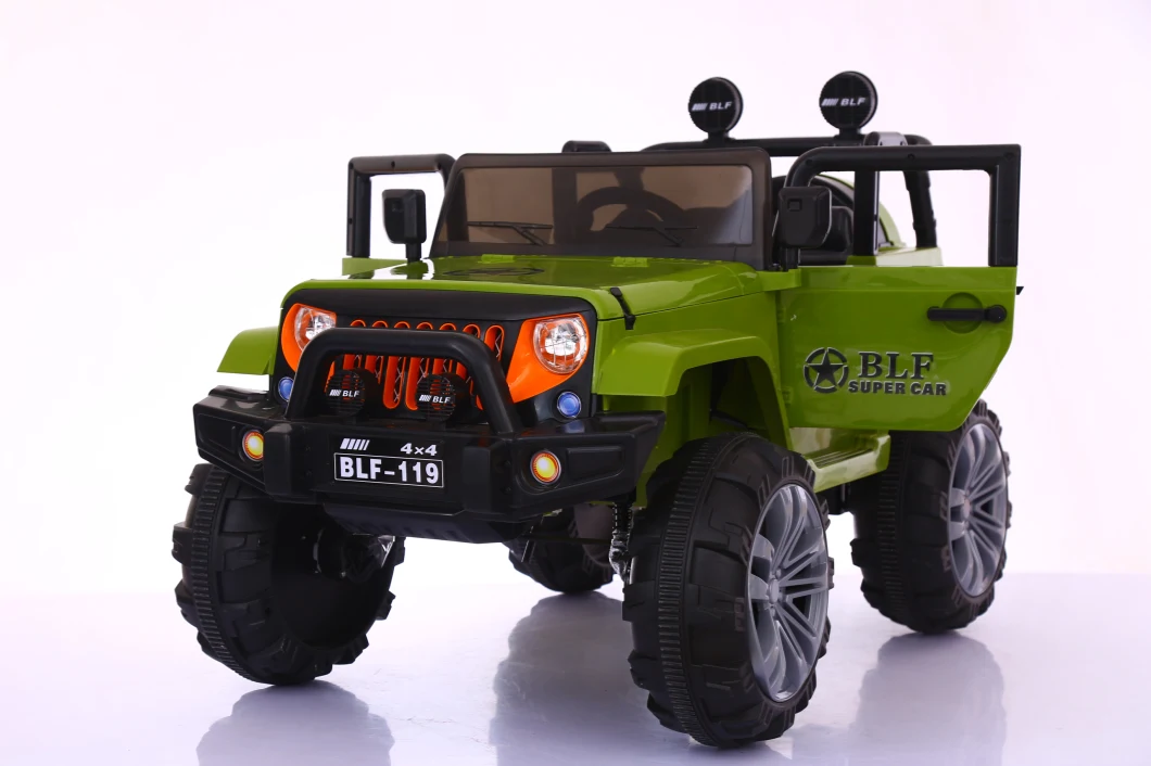 Jeep Electric 12V Kids Battery Ride On Car Toy Wheel Remote Control Green Truck