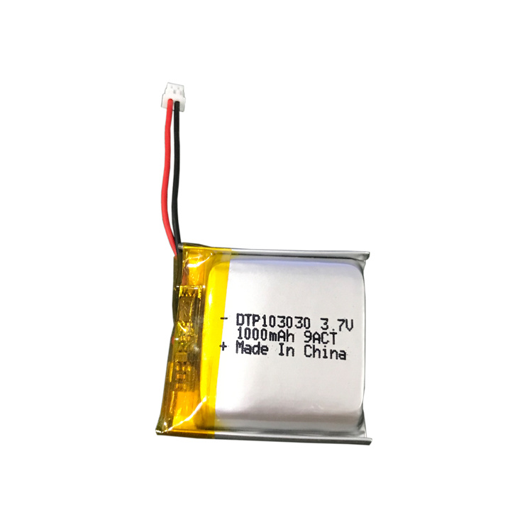 3.7V 3.7wh Lithium Polymer Battery 1000mAh for Rich Hydrogen Cup