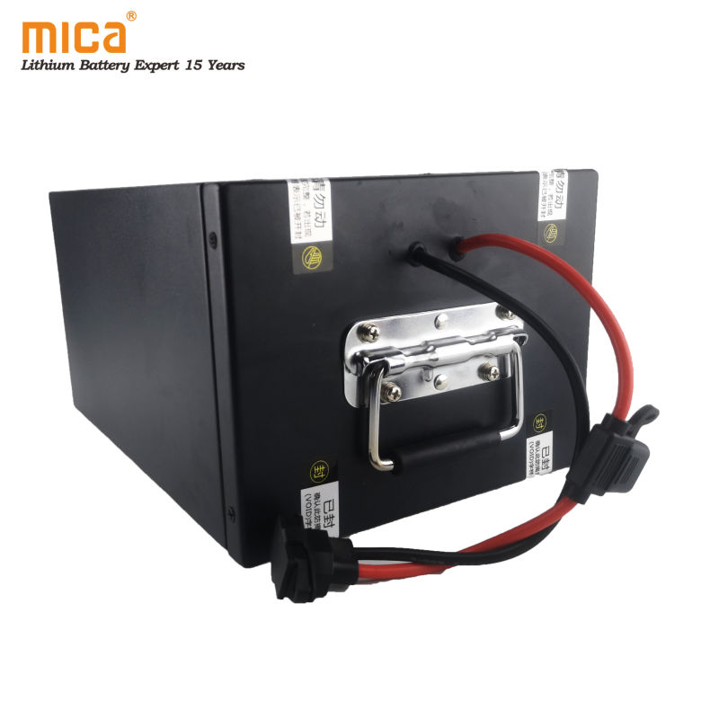 60V 50ah 3kw Motorcycle Metal Case Lithium Battery Pack with BMS