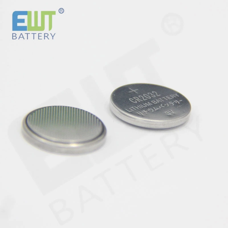 Manufacturer Non-Rechargeable Ewt Cr2032 Lithium Cell Button Battery Online Sale