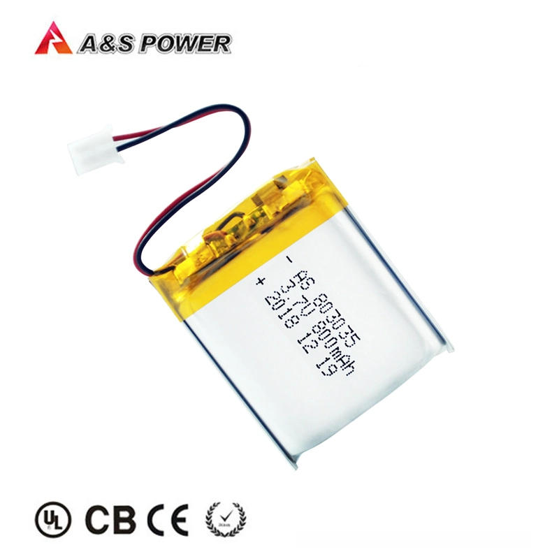 803035 Lithium Polymer Batteries Cell 800mAh OEM Supported for Bluetooth Headset