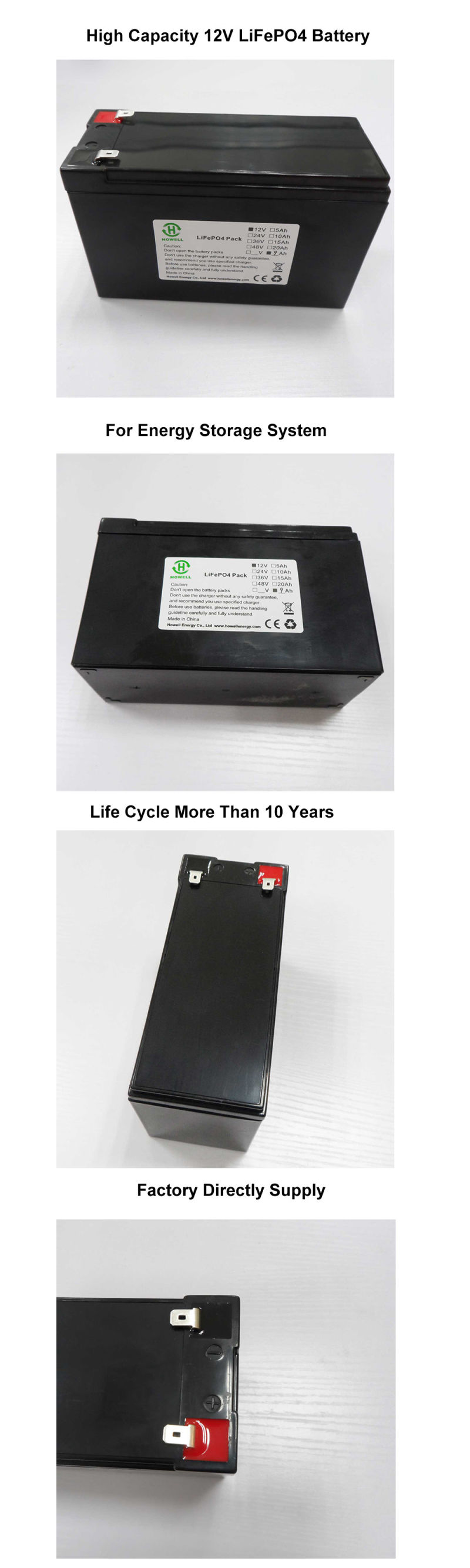 OEM Professional Lithium Ion Battery Manufacturer 12V 7ah Battery