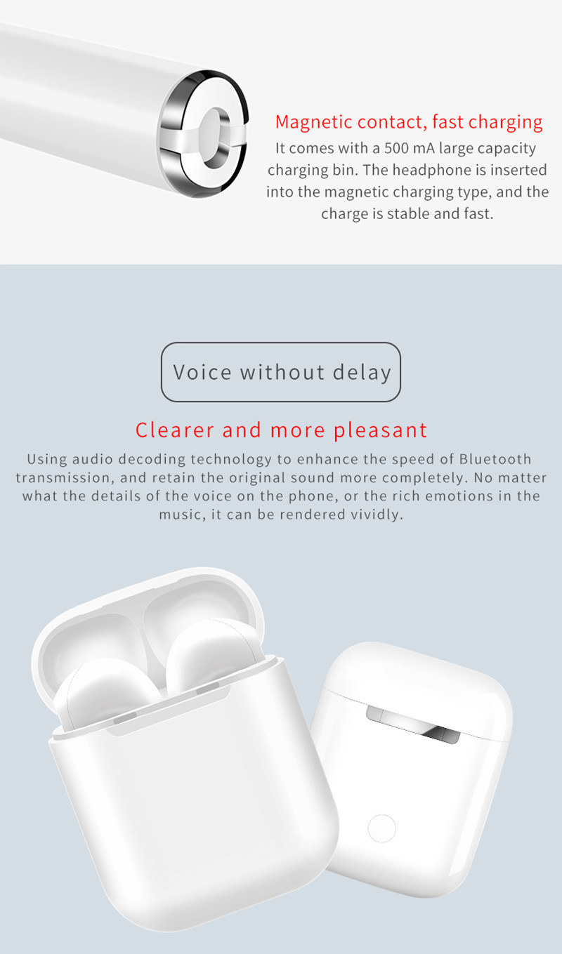 Bluetooth 4.2 Mini Stereo Wireless I9s-Tws Earphone for Android iPhone