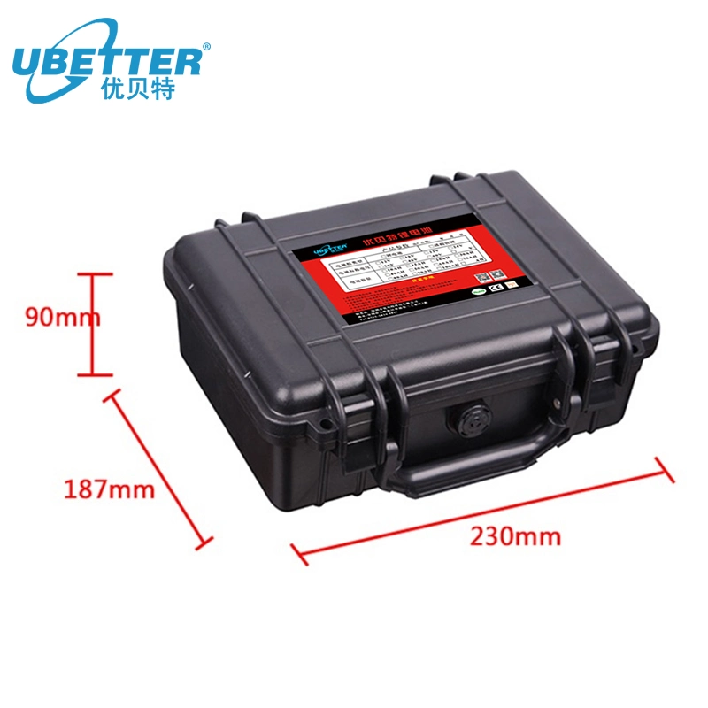 Rechargeable 12V 50ah Lithium Ion Battery Pack LiFePO4 Box Type Portable Outdoor Battery Pack