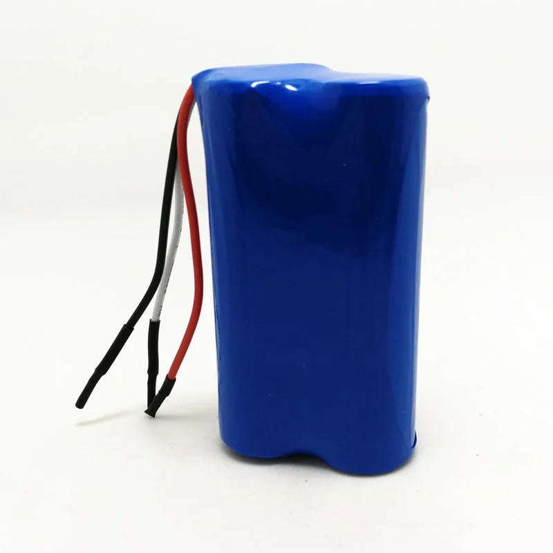 1s2p 3.6V 3.7V 18650 5200mAh Rechargeable Lithium Ion Battery Pack with PCM and Connector