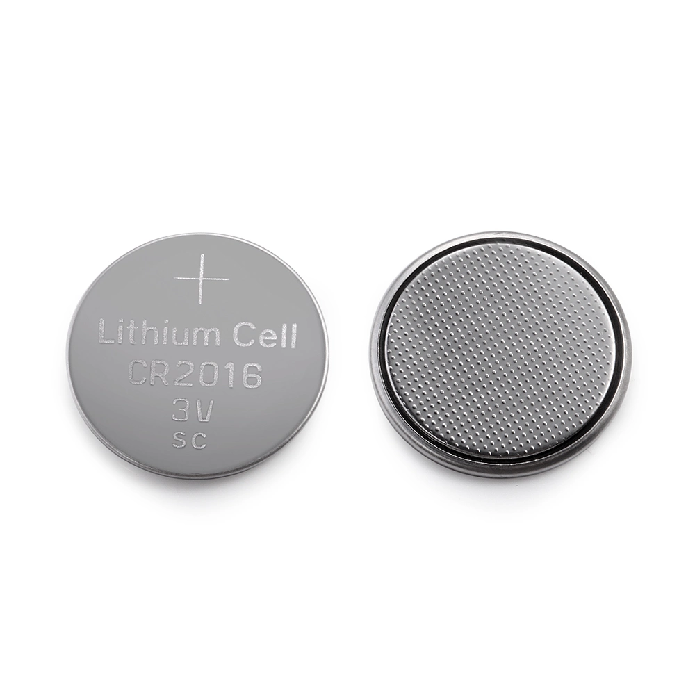 Factory Button Cell Cr2016 3V Coin Cell Lithium Button Battery for LED Light