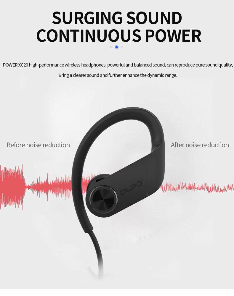 Dlpo Tws Bluetooth Headphones Earphone Neckband Wireless Sports Headset Over-Ear