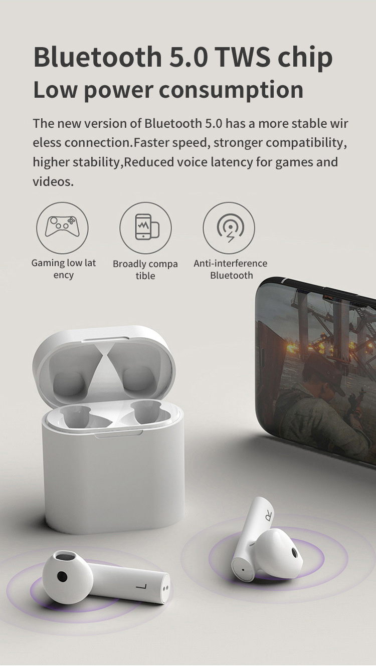 Headphones Wireless Earphones for Xiaomi Redmi Air 5.2 Dots Tws Wireless Bluetooth Earphones