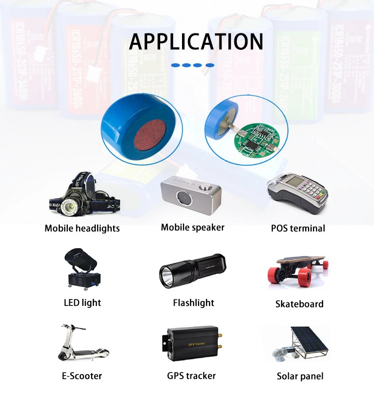 Cina batteria al litio 18650 3,7 V 2600 mAh ricaricabile agli ioni di litio