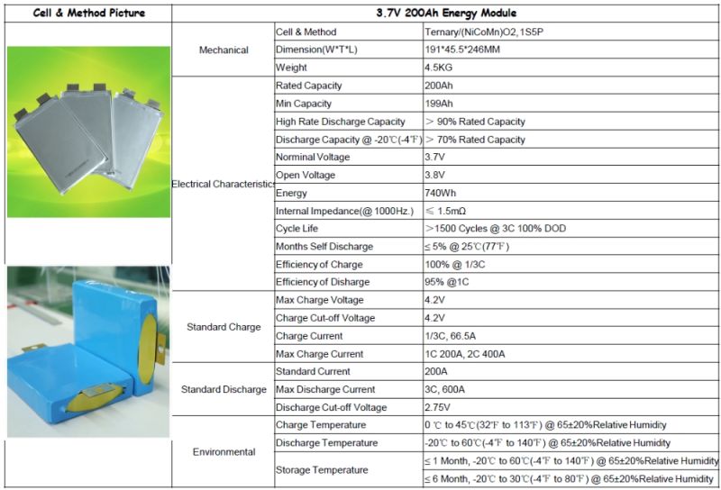 China Supplier 12V 100ah 150ah 200ah 250ah Lithium Battery for Forklift