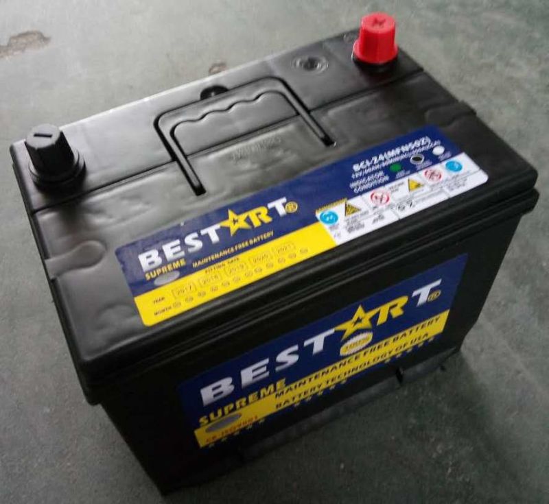 12V60ah Bci-24 Car Battery for USA Market