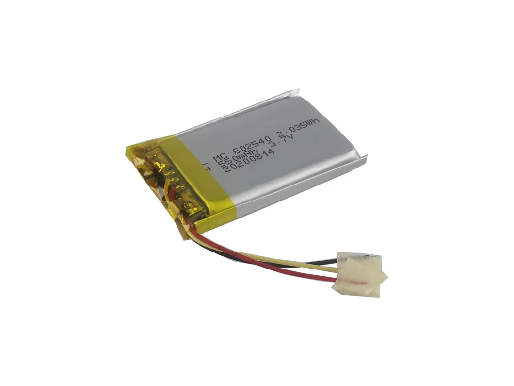 Lithium Polymer Battery Mica 3.7V Mc602540 550mAh Li Polymer Battery Pack for Electronic Device