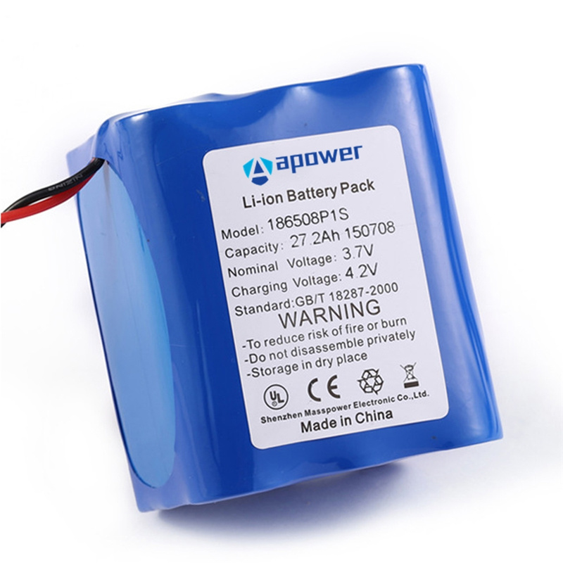 Li Ion Battery Pack 3.7V 27.2ah Lithium Battery Pack