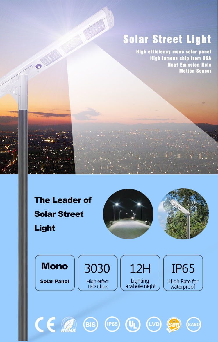 IP65 Solar Street Light with Battery System 90W Special Price
