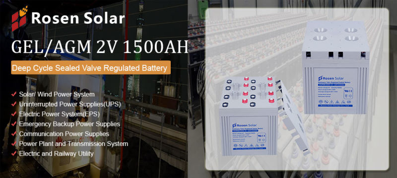 Distributor 1500ah Battery 2volt UPS AGM Batteries for Telecom