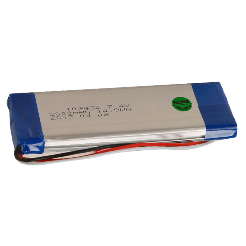 103450 2000mAh 7.4V Lithium Polymer Battery Pack